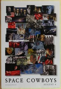 g428 SPACE COWBOYS teaser one-sheet movie poster '00 Clint Eastwood