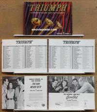 f306 TRIUMPH exhibitor movie yearbook '60s Universal & Columbia