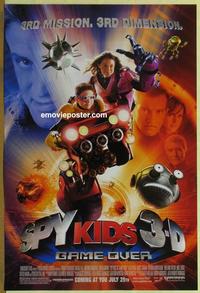 g439 SPY KIDS 3-D advance one-sheet movie poster '03 Antonio Banderas