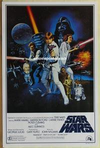 f009 STAR WARS REPRODUCTION style C reproduction poster '77 George Lucas