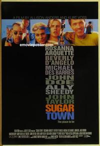 g460 SUGAR TOWN DS one-sheet movie poster '99 Rosanna Arquette, D'Angelo