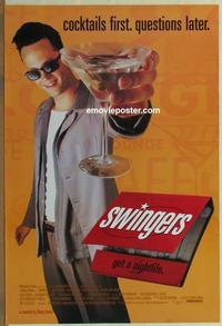 g464 SWINGERS DS one-sheet movie poster '96 Vince Vaughn, Doug Liman