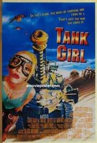 g466 TANK GIRL one-sheet movie poster '95 Lori Petty, Ice-T, Naomi Watts