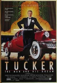 g495 TUCKER one-sheet movie poster '88 Francis Ford Coppola, Jeff Bridges