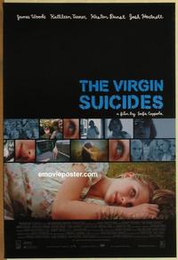 g508 VIRGIN SUICIDES one-sheet movie poster '99 Sofia Coppola, Kirstin Dunst