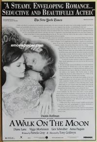 g511 WALK ON THE MOON DS one-sheet movie poster '99 Viggo Mortensen, Lane