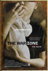 g514 WAR ZONE DS one-sheet movie poster '99 Tim Roth, holding baby style!