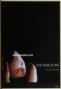g513 WAR ZONE one-sheet movie poster '99 Tim Roth, black style!