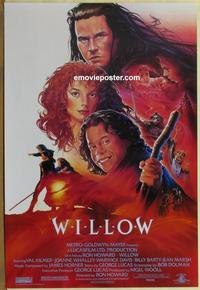 g521 WILLOW one-sheet movie poster '88 Val Kilmer, George Lucas, Ron Howard