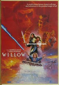 g522 WILLOW int'l one-sheet movie poster '88 Kilmer, George Lucas, Howard