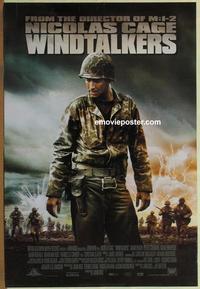 g523 WINDTALKERS DS int'l one-sheet movie poster '02 Nicolas Cage, John Woo