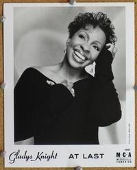 h581 GLADYS KNIGHT 8x10'00 At Last, publicity portrait!