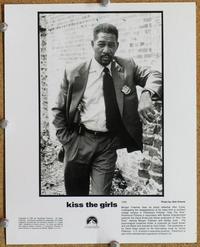 h637 KISS THE GIRLS 8x10 '97 Morgan Freeman portrait!