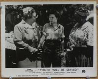 h817 YOUTH WILL BE SERVED English 8x10 '40 Jane Withers