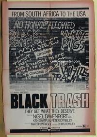 h026 BLACK TRASH 1sheet '80 They Get What They Deserve!