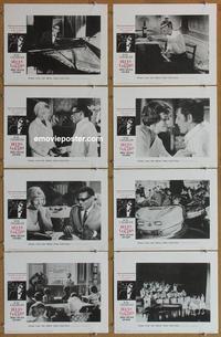 h113 BLUES FOR LOVERS 8 lobby cards '65 Ray Charles