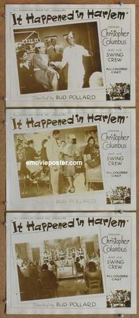 h190 IT HAPPENED IN HARLEM 3 LCs '45 Chris Columbus