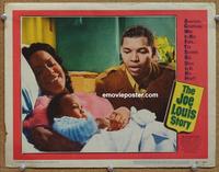 h197 JOE LOUIS STORY LC #3 '53 with his wife and baby!