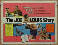 h200 JOE LOUIS STORY TC '53 black boxing biography!