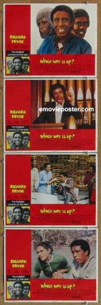 h353 WHICH WAY IS UP 4 LCs'77 Richard Pryor in 3 roles!