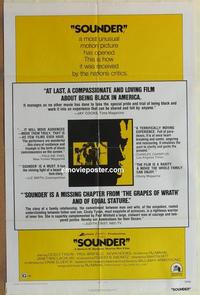 h067 SOUNDER 1sheet '72 Cicely Tyson, sharecroppers!