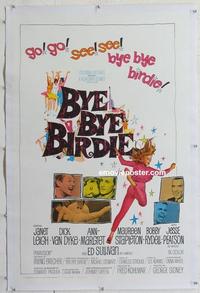 k283 BYE BYE BIRDIE linen one-sheet movie poster '63 Ann-Margret, Janet Leigh