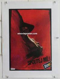 k140 TIE ME UP TIE ME DOWN linen Czech movie poster '90 Pedro Almodovar