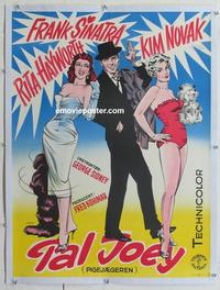 k132 PAL JOEY linen Danish movie poster '59 Hayworth, Sinatra, Novak