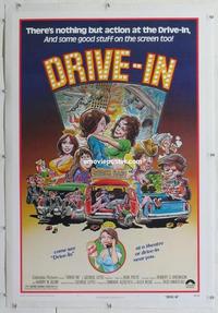 k310 DRIVE-IN linen one-sheet movie poster '76 teen comedy!