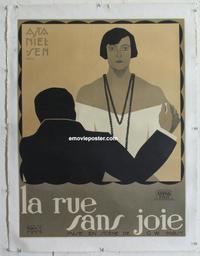 k020 JOYLESS STREET MEASURE French movie poster tribute '25 Greta Grabo