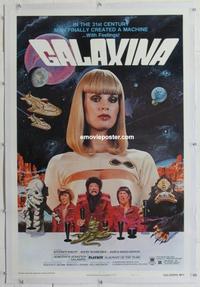 k324 GALAXINA linen style B one-sheet movie poster '80 Dorothy Stratten