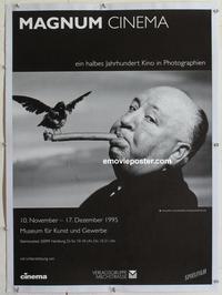 k106 BIRDS linen German museum poster R95 best Hitchcock!