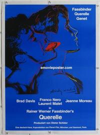 k111 QUERELLE linen German movie poster '83 Rainer Werner Fassbinder
