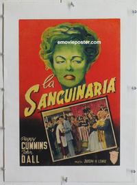 k021 DEADLY IS THE FEMALE linen Italian 13x18 movie poster '50 cool image!