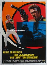 k044 MAGNUM FORCE linen Italian 26x36 photobusta movie poster '73
