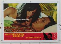 k027 BULLITT linen Italian photobusta movie poster '69 Steve McQueen
