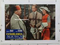 k028 CASABLANCA linen Italian photobusta movie poster R62 Bergman
