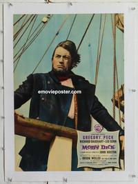 k032 MOBY DICK linen Italian photobusta movie poster '56 Gregory Peck