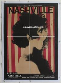 k201 NASHVILLE linen Polish movie poster '75 Robert Altman, Carradine