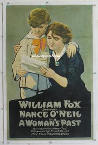 k488 WOMAN'S PAST linen one-sheet movie poster '15 Nance O'Neil, Macy