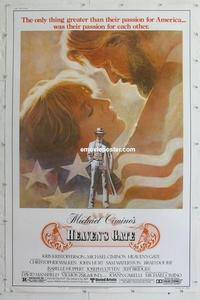 m173 HEAVEN'S GATE 40x60 movie poster '81 Kris Kristofferson, Walken