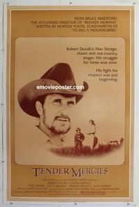 m183 TENDER MERCIES 40x60 movie poster '83 Beresford, Robert Duvall