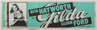 m154 GILDA banner movie poster R50 Rita Hayworth, Glenn Ford