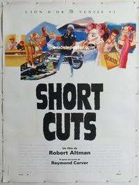 m090 SHORT CUTS linen French one-panel movie poster '93 Robert Altman