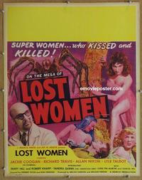 m145 MESA OF LOST WOMEN jumbo 22x28 movie window card '52 Jackie Coogan