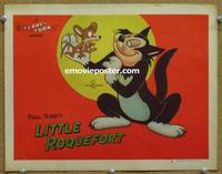 m002 TERRY-TOON movie lobby card #6 '46 Little Roquefort, cat & mouse!