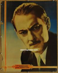 m125 LIONEL BARRYMORE special 22x28 personality movie poster, MGM '32