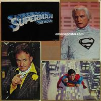 m121 SUPERMAN 4 color 20x30 movie stills '78 Christopher Reeve