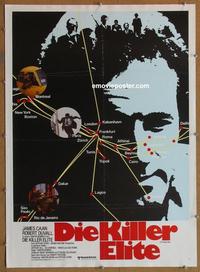 p026 KILLER ELITE German movie poster '75 James Caan, Sam Peckinpah