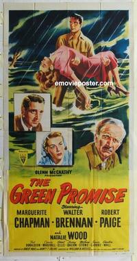 s372 GREEN PROMISE three-sheet movie poster '49 Marguerite Chapman, Brennan